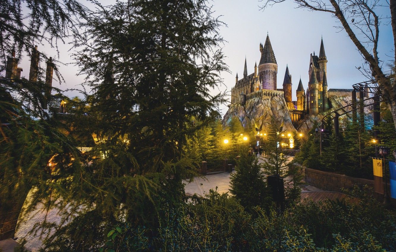 Wallpaper castle, tower, Hogwarts, Wizarding World of Harry Potter image for desktop, section разное