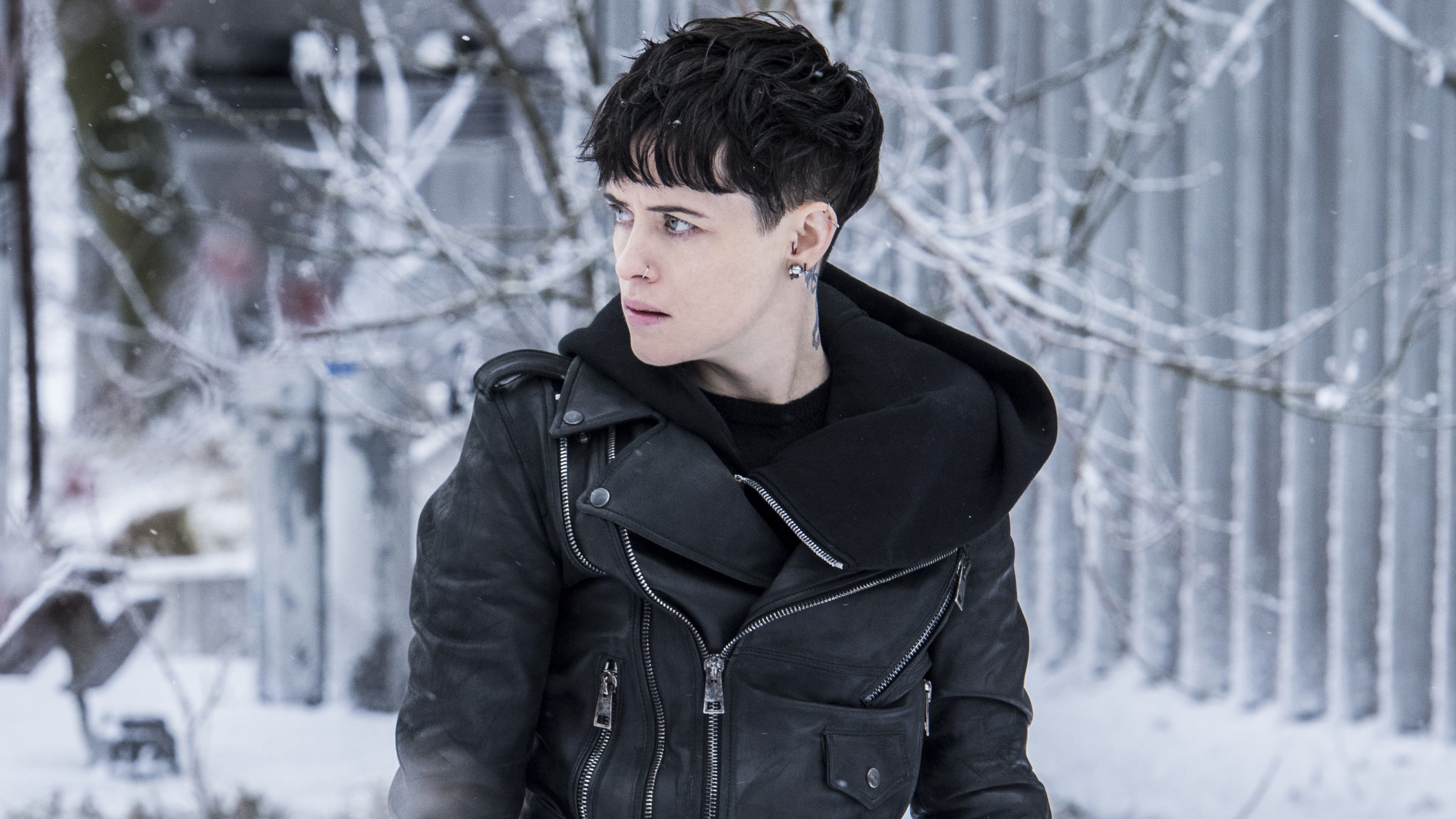 The Girl in the Spider's Web Claire Foy Movie 4K