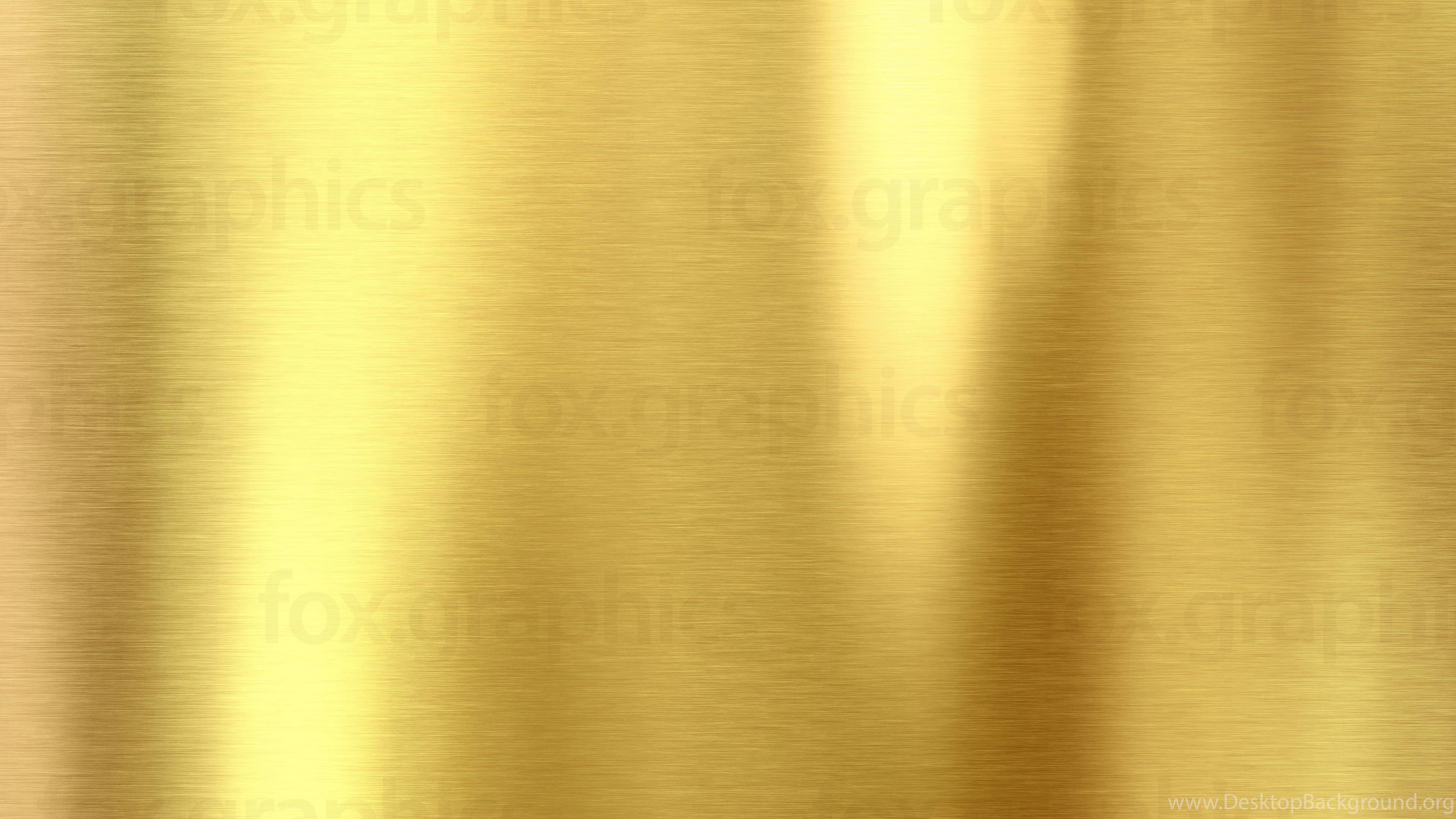 Shiny Gold Metallic Wallpaper Desktop Background