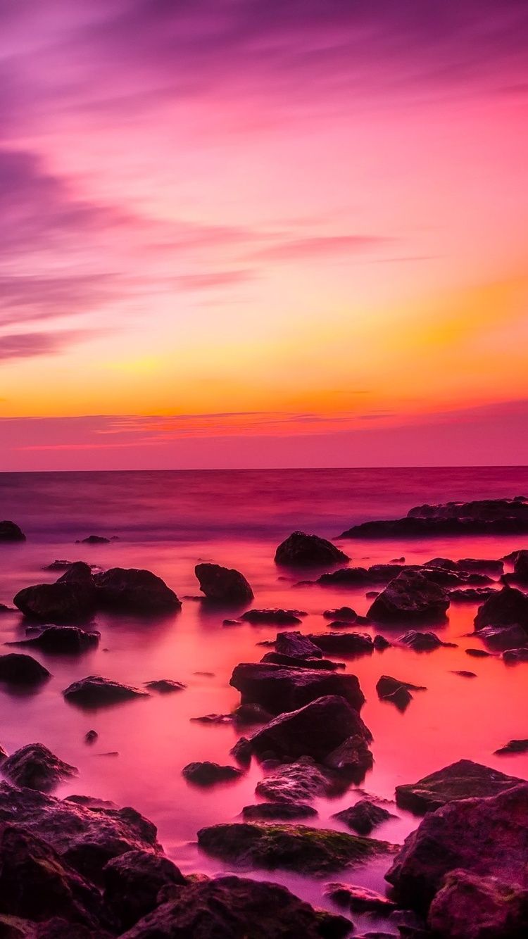 Turkey Sunset Dusk Sky Clouds Rocks iPhone 6, iPhone 6S, iPhone 7 HD 4k Wallpaper, Image, Background, Photo and Picture