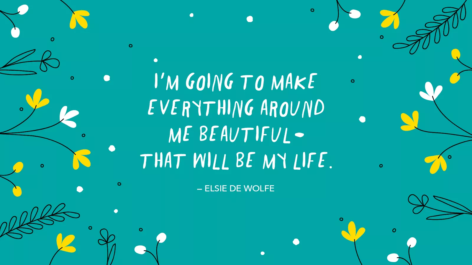 Inspirational Wallpaper for Happy Thoughts