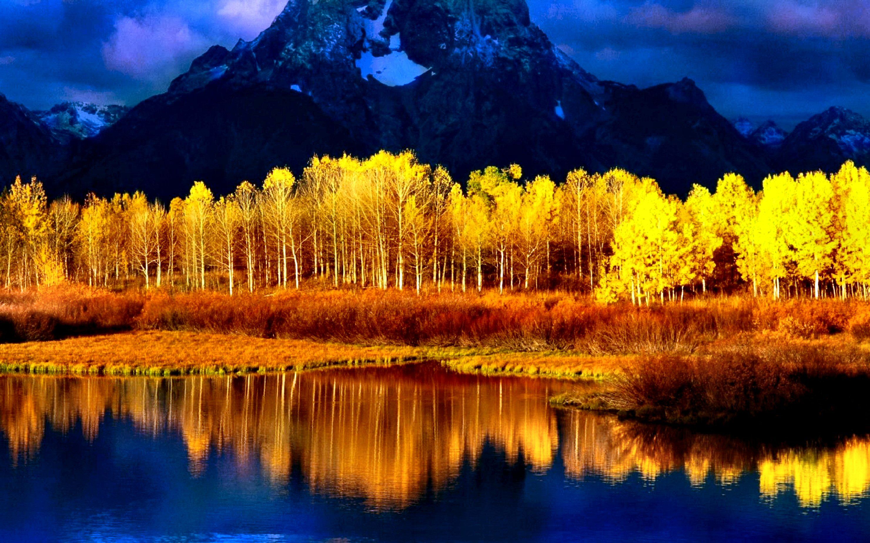 Beautiful Scenery Fall HD Wallpaper Mountain River And Forest FREE HD WALLPAPERS