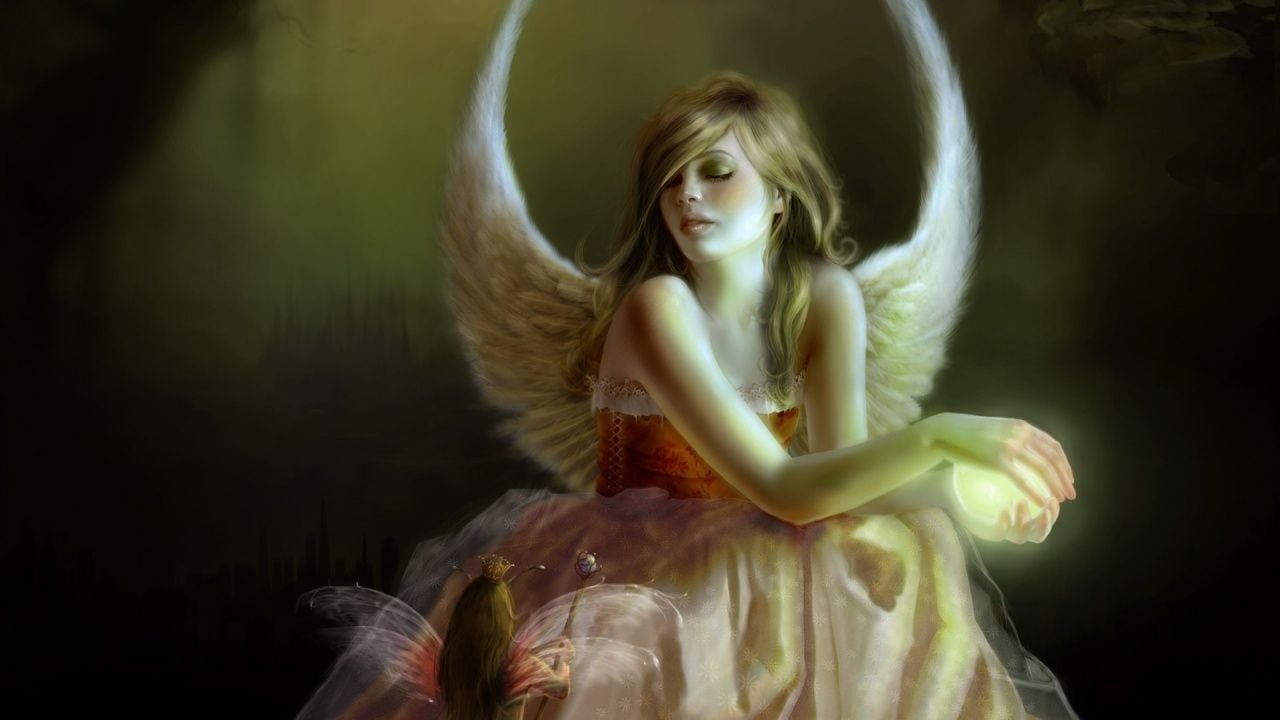 Beautiful Angel Girl Art Wallpaper Wallpaper. wallvan.com. Fantasy fairy, Fairy wallpaper, Beautiful fairies