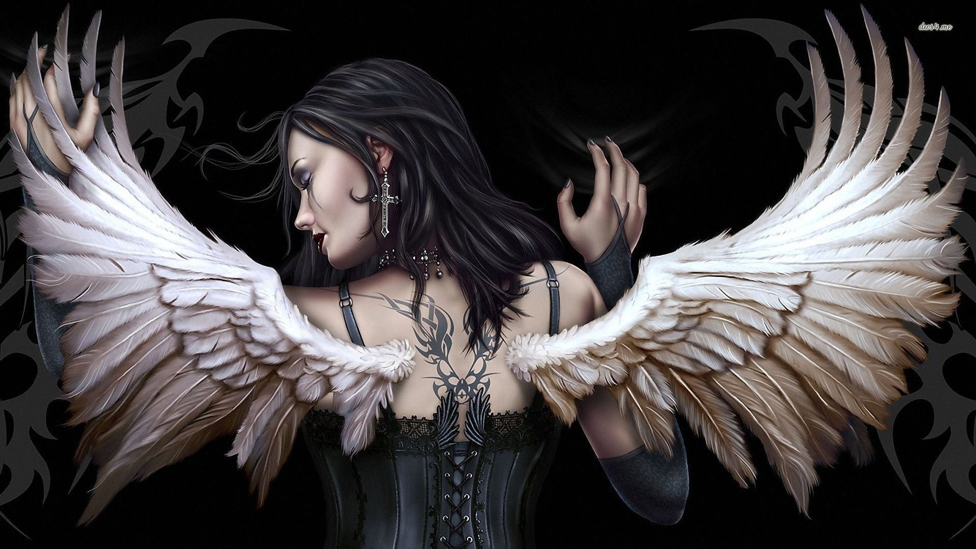 Fallen Angel, angels, dark, mystical, HD phone wallpaper | Peakpx