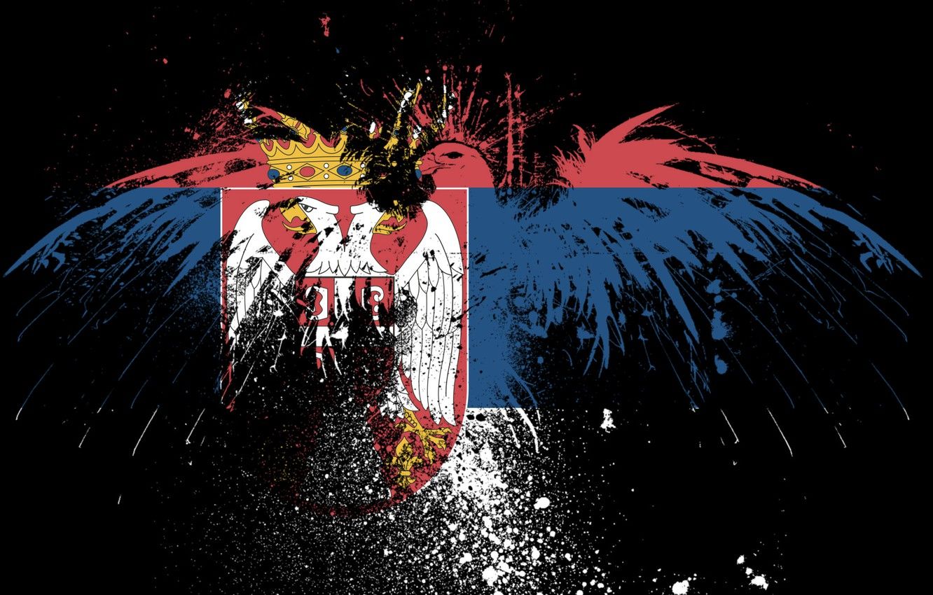 Wallpaper eagle, flag, brothers, Serbia, Serbia, serbian flag, serbia, the Serbian flag image for desktop, section текстуры