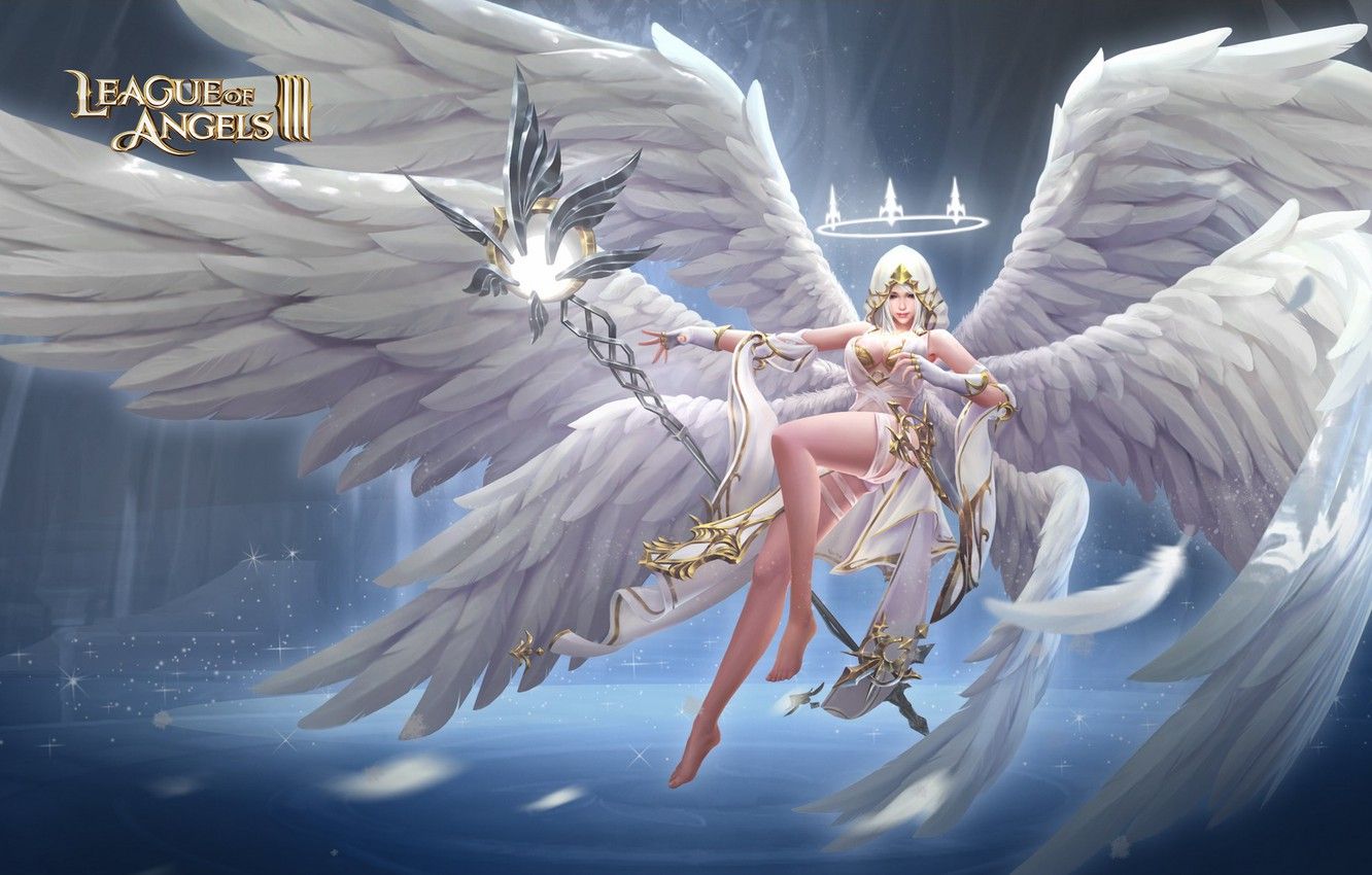 Wallpaper girl, angel, League of Angels image for desktop, section игры
