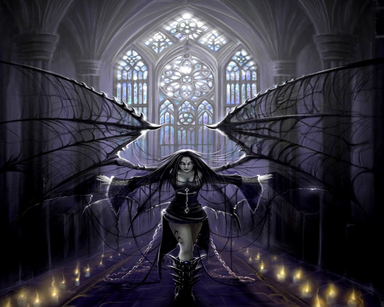Gothic Angel Wallpaper Free Gothic Angel Background