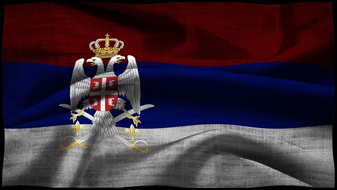 Desktop Wallpaper Serbia Double Headed Eagle Flag