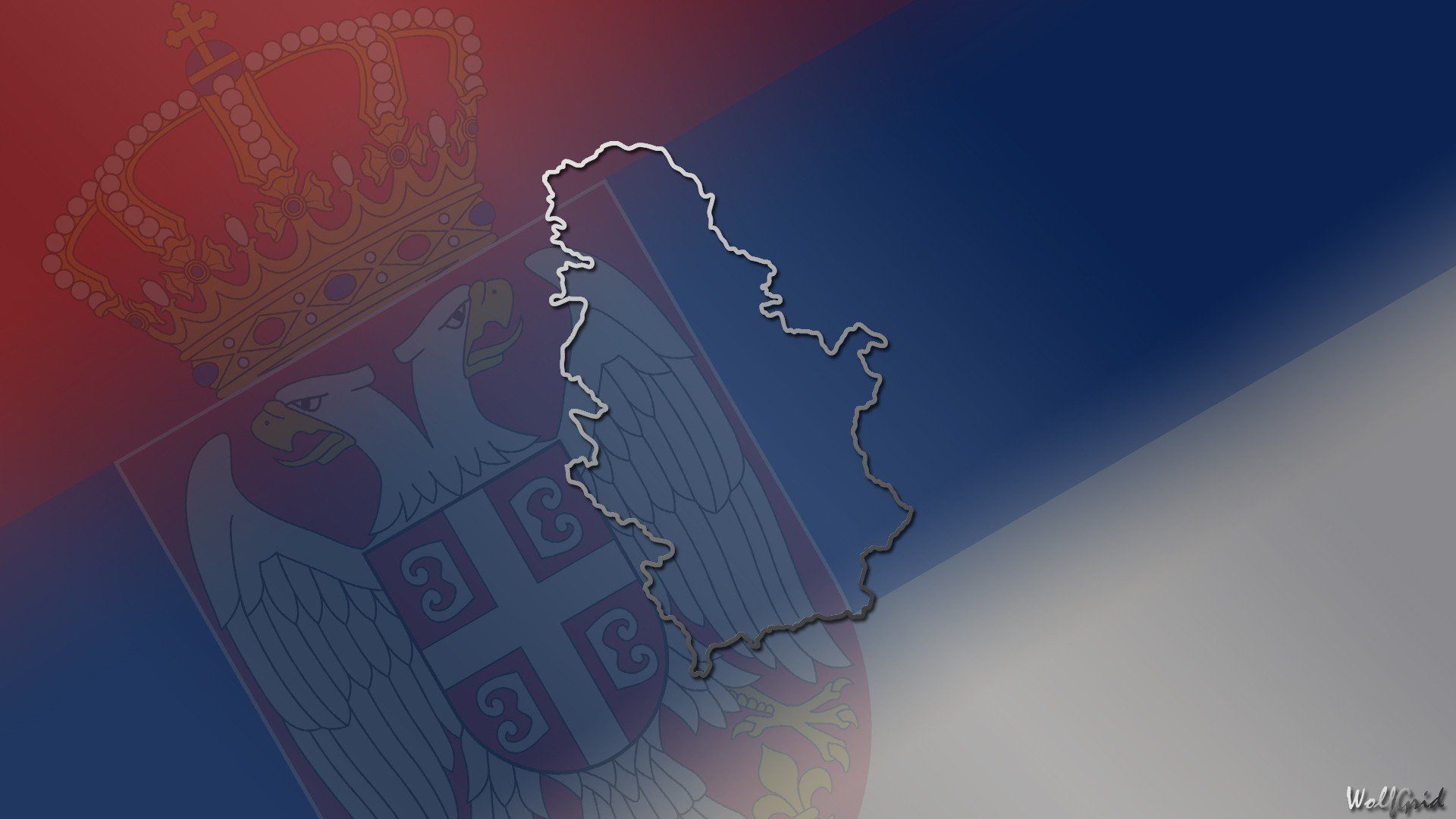 Serbia, Map, Flag, Countries Wallpaper HD / Desktop and Mobile Background