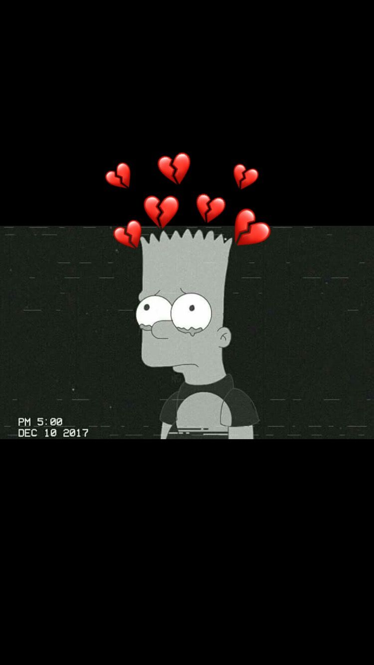 Sfondi Tumblr Sad Simpson HD Wallpaper