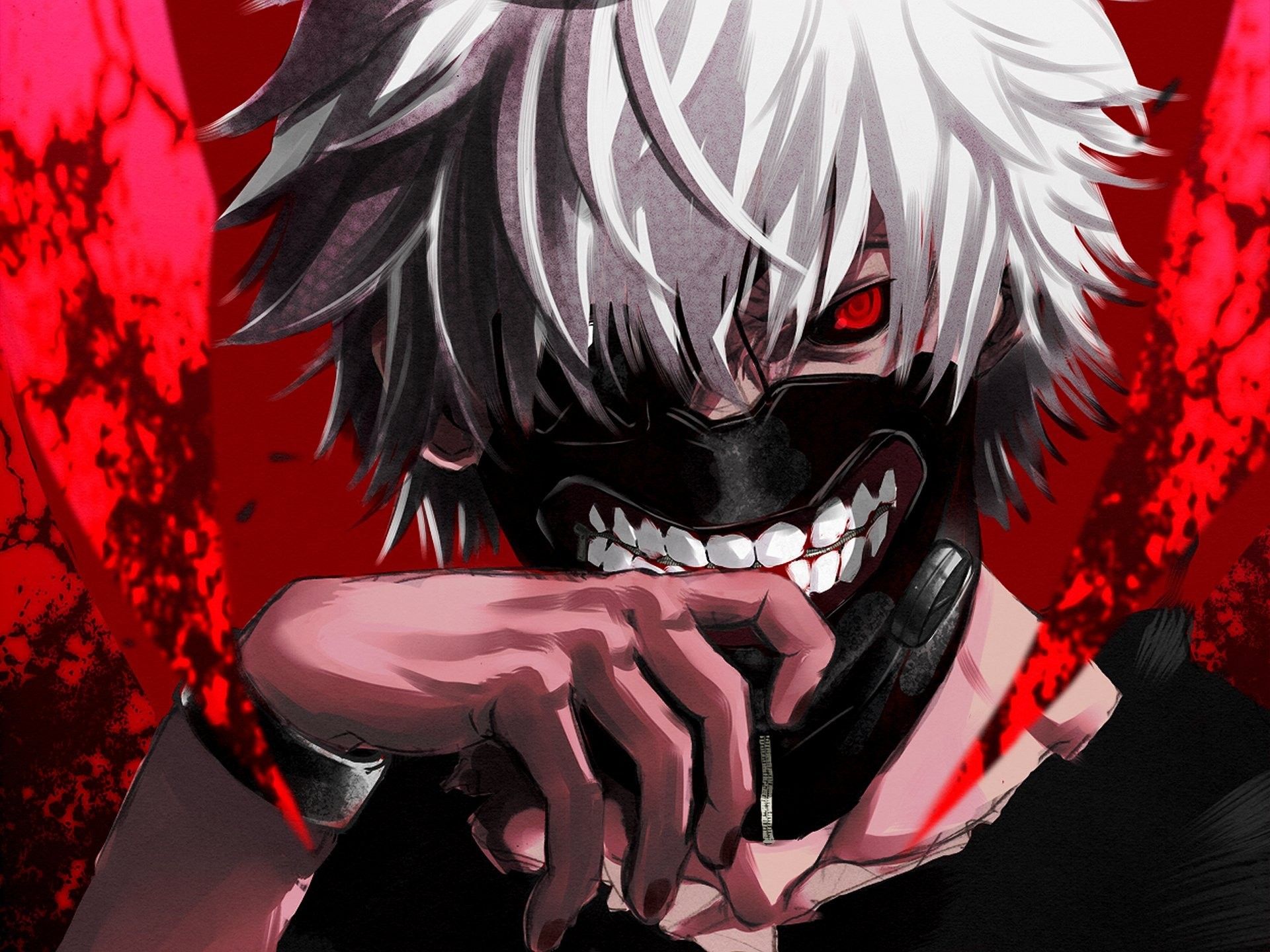 Download Boy With Red Eye Dark Aesthetic Anime Pfp Wallpaper