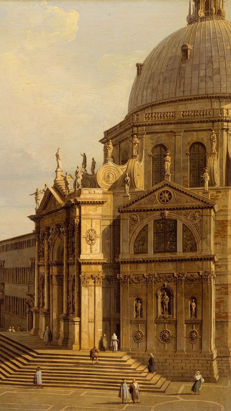 Download Wallpaper 800x1420 Canaletto, Giovanni Antonio Canal, Venice, Santa Maria Della Salute, Oil, Canvas Iphone Se 5s 5c 5 For Parallax HD Background