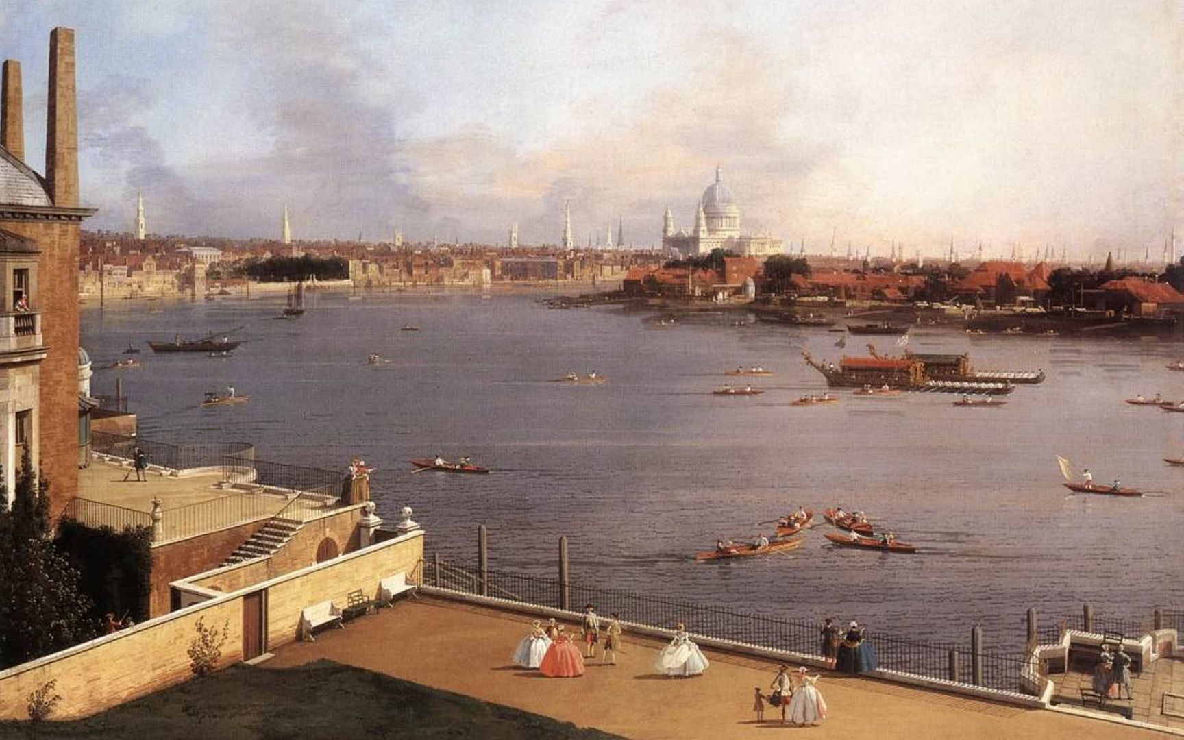Stepterix: Wednesday wallpaper: Canaletto`s London