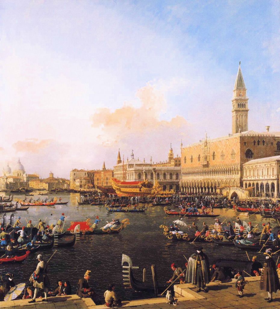 Venice, Bacino di San Marco on Ascension Day Canaletto on USEUM