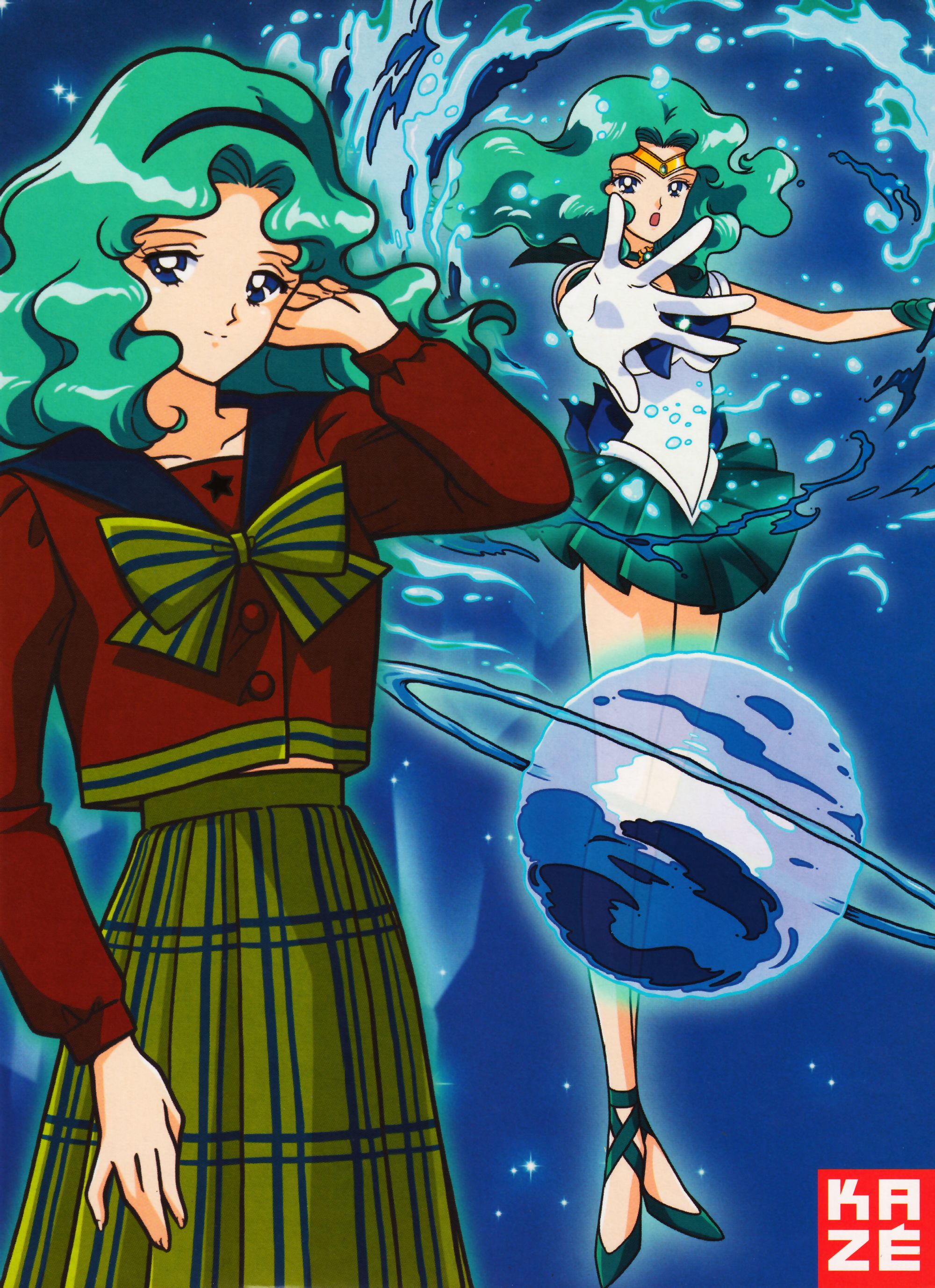 Bishoujo Senshi Sailor Moon Series Sailor Neptune Character Michiru Kaioh Character wallpaperx2756