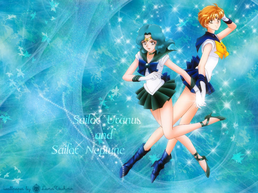 Bishoujo Senshi Sailor Moon Wallpaper: Uranus & Neptune