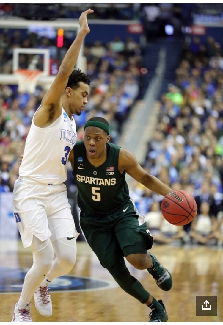Tre Jones and Cassius Winston State. Ncaa basketball, Duke basketball, Michigan state