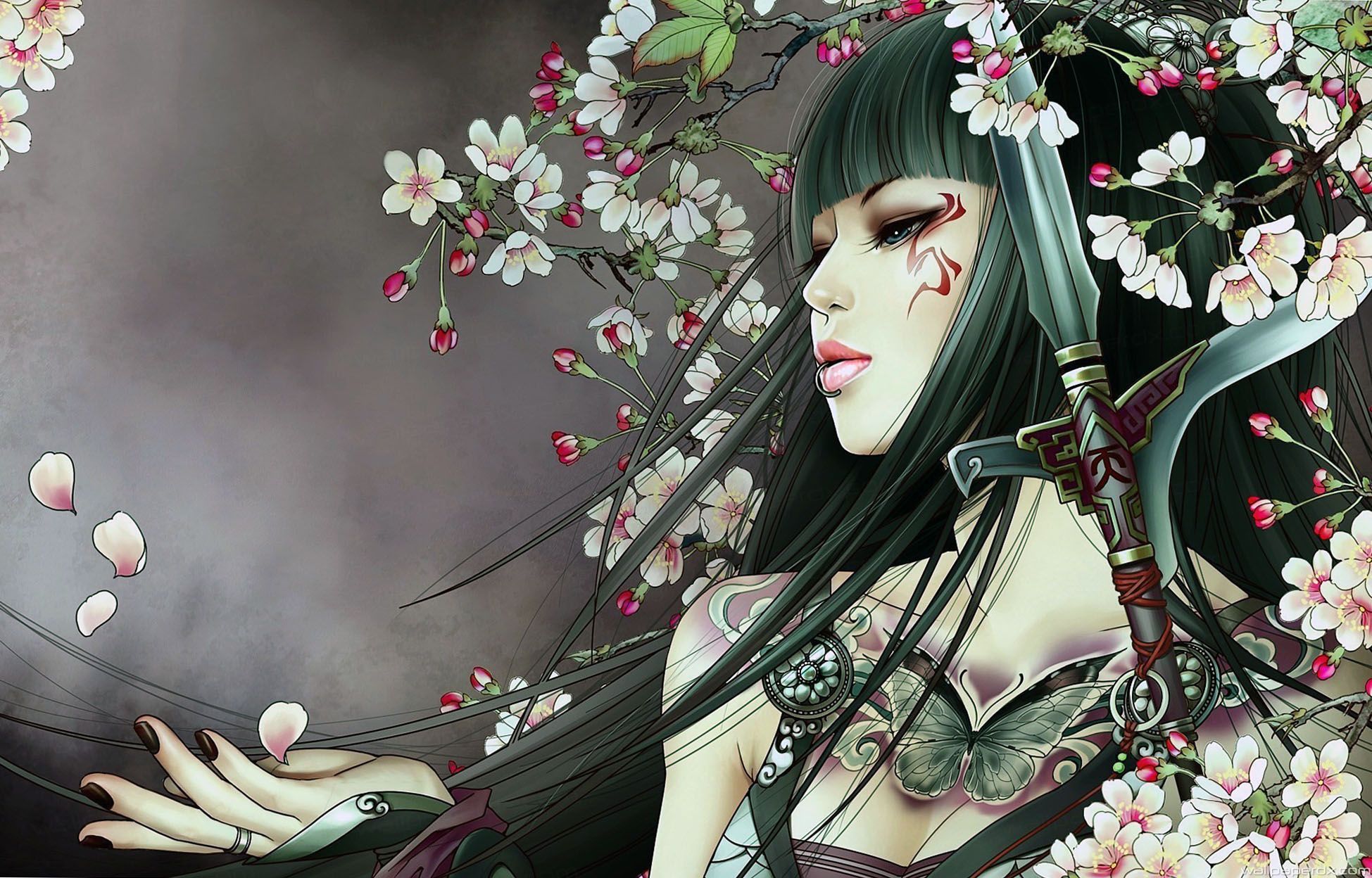 Beautiful Samurai Girl Wallpapers - Wallpaper Cave