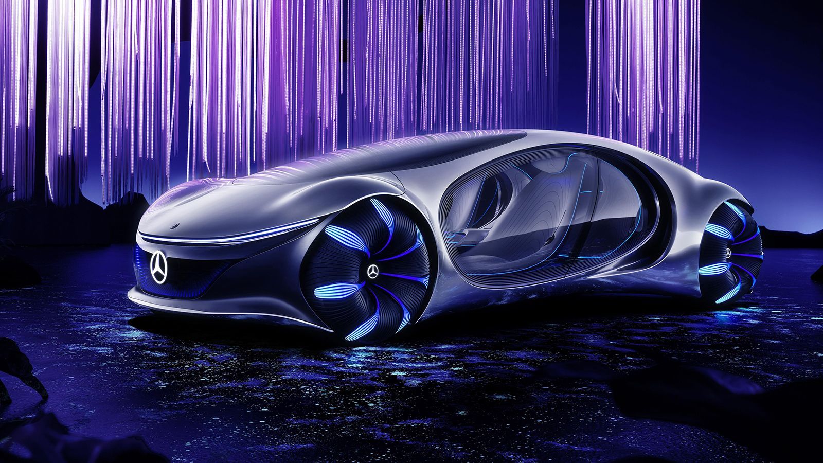 Mercedes' Vision AVTR Concept Embraces the 'Avatar' Aesthetic