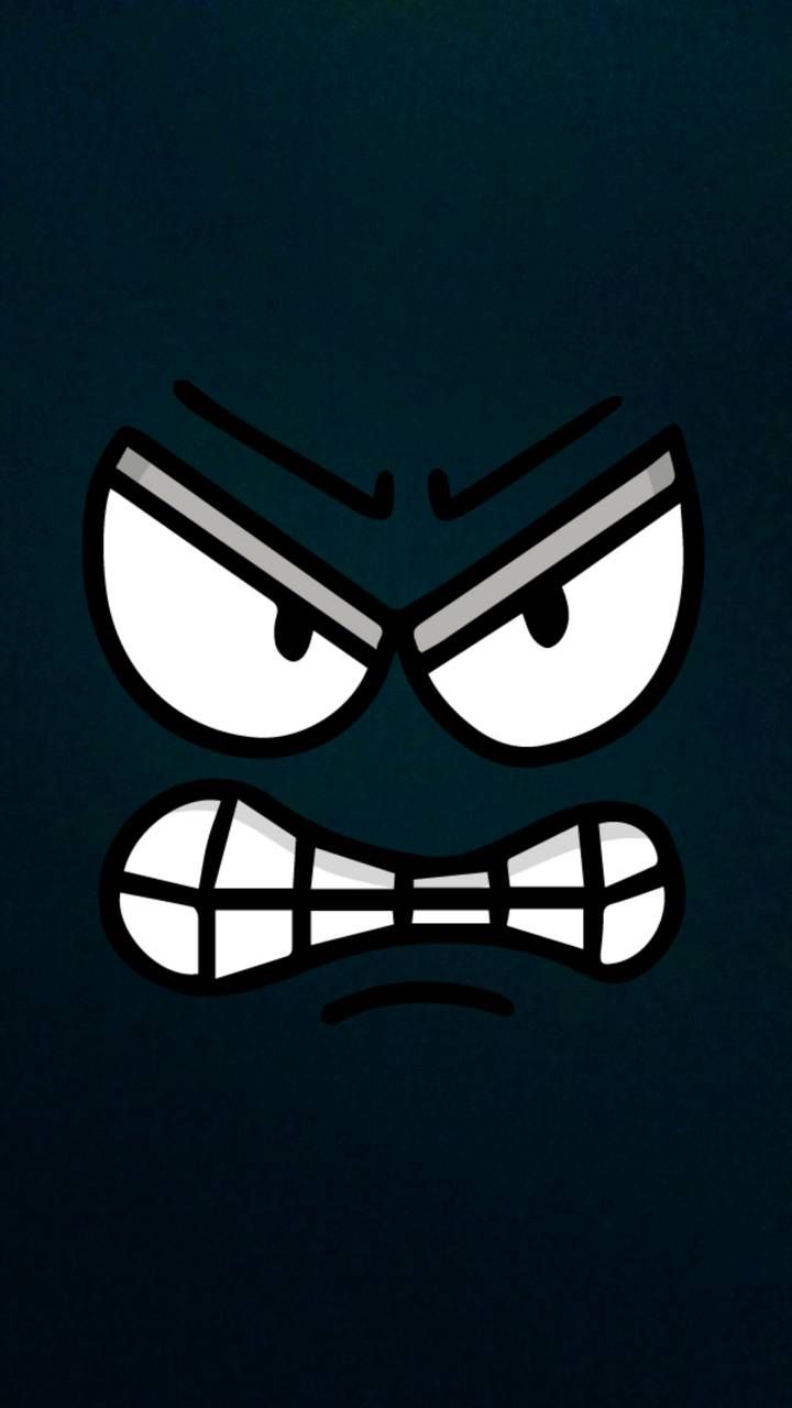 angry face wallpaper