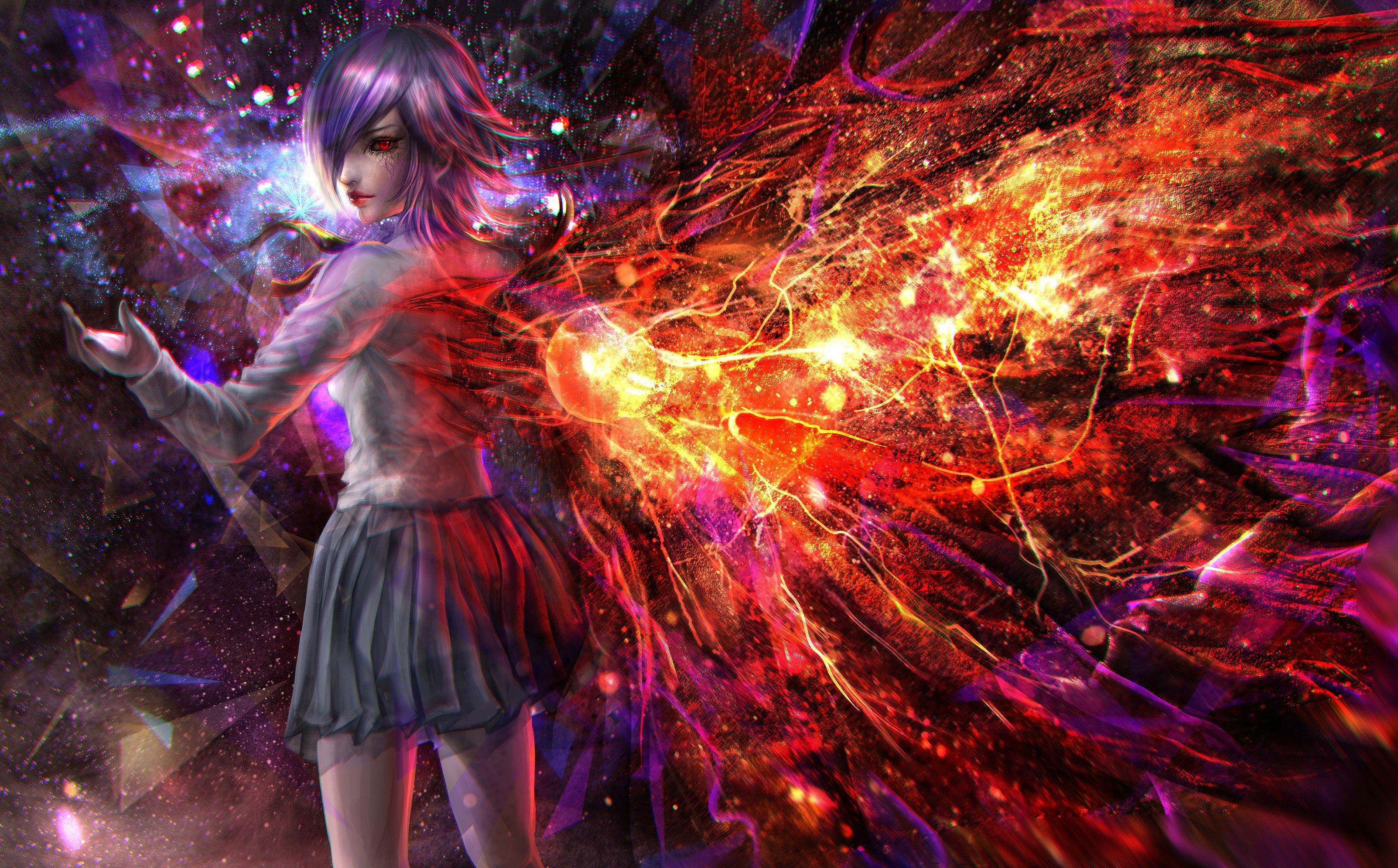 #anime girls, #anime, #Tokyo Ghoul, #Kirishima Touka wallpaper. Mocah.org HD Wallpaper