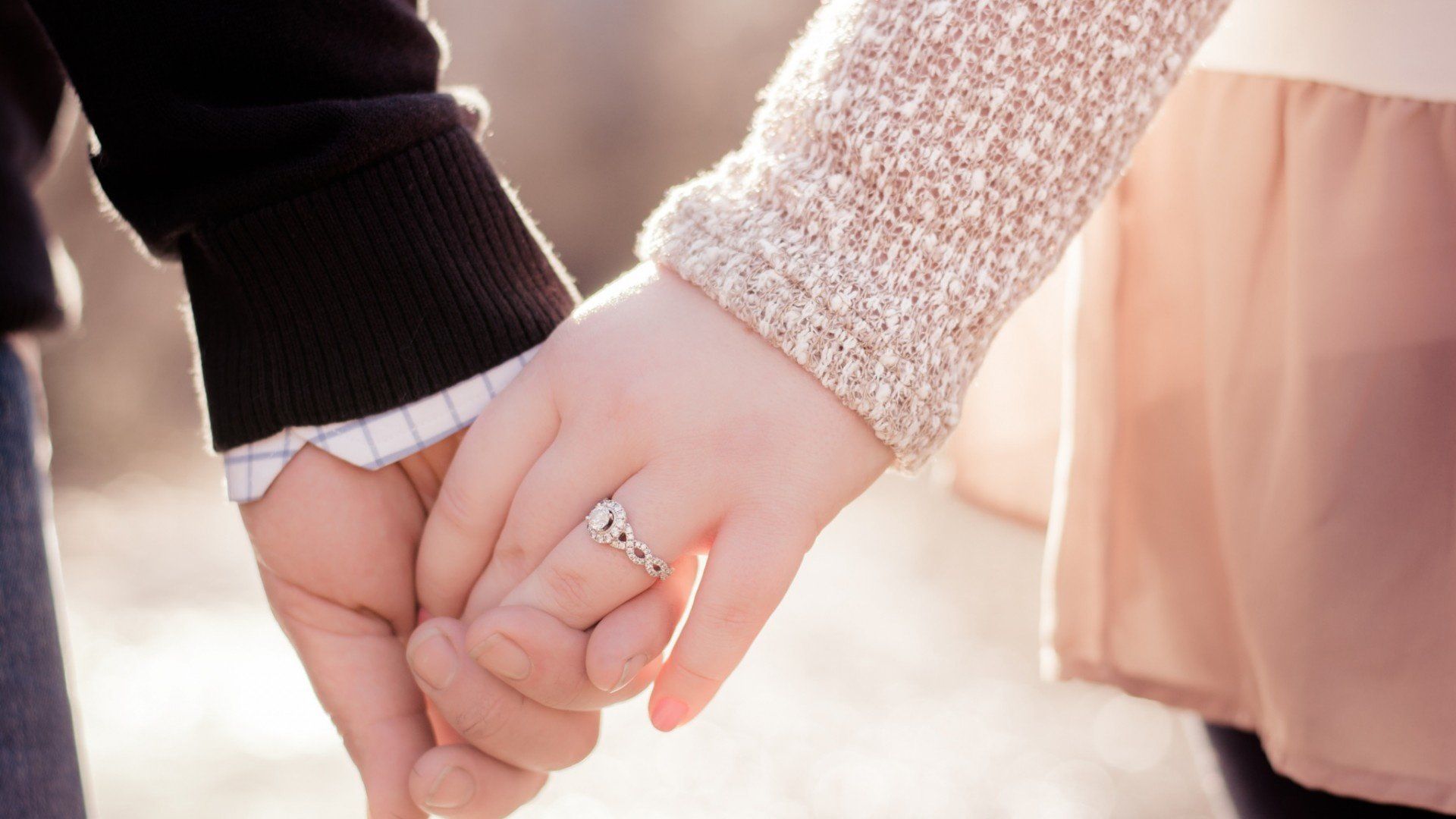 Couple Love Hands HD wallpaper