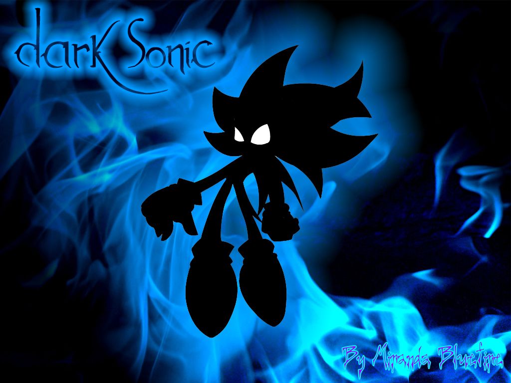 Dark sonic  Sonic, Sonic the hedgehog, Sonic fan art