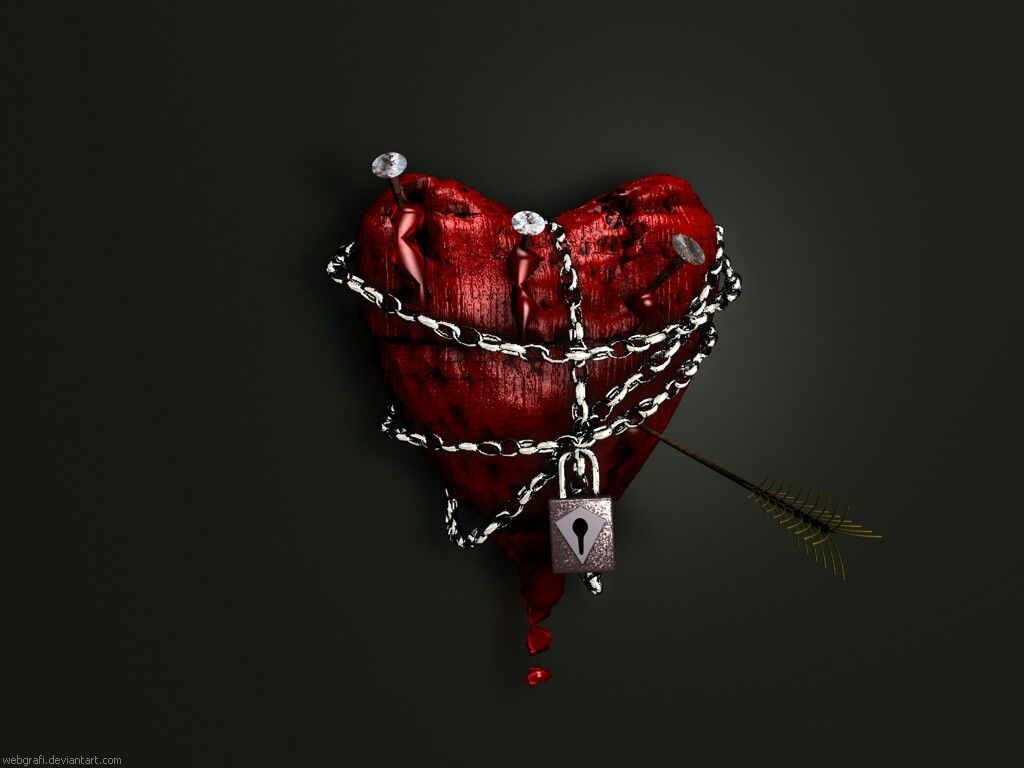 Never Break The Chain. Broken heart art, Heart wallpaper, Heart picture