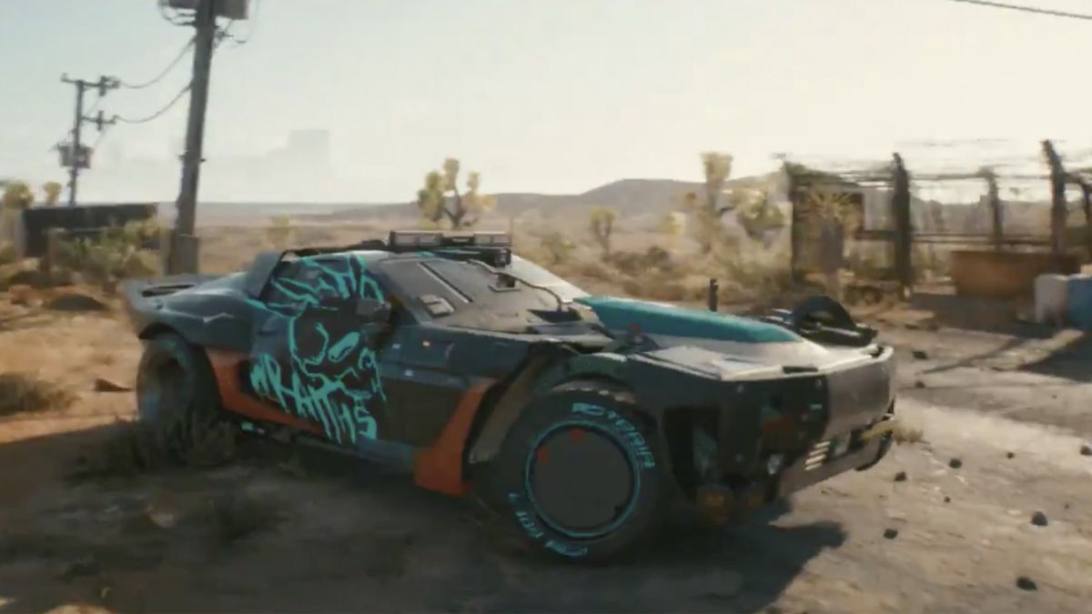 Cyberpunk 2077 car revealed to celebrate Mad Max: Fury Road's anniversary