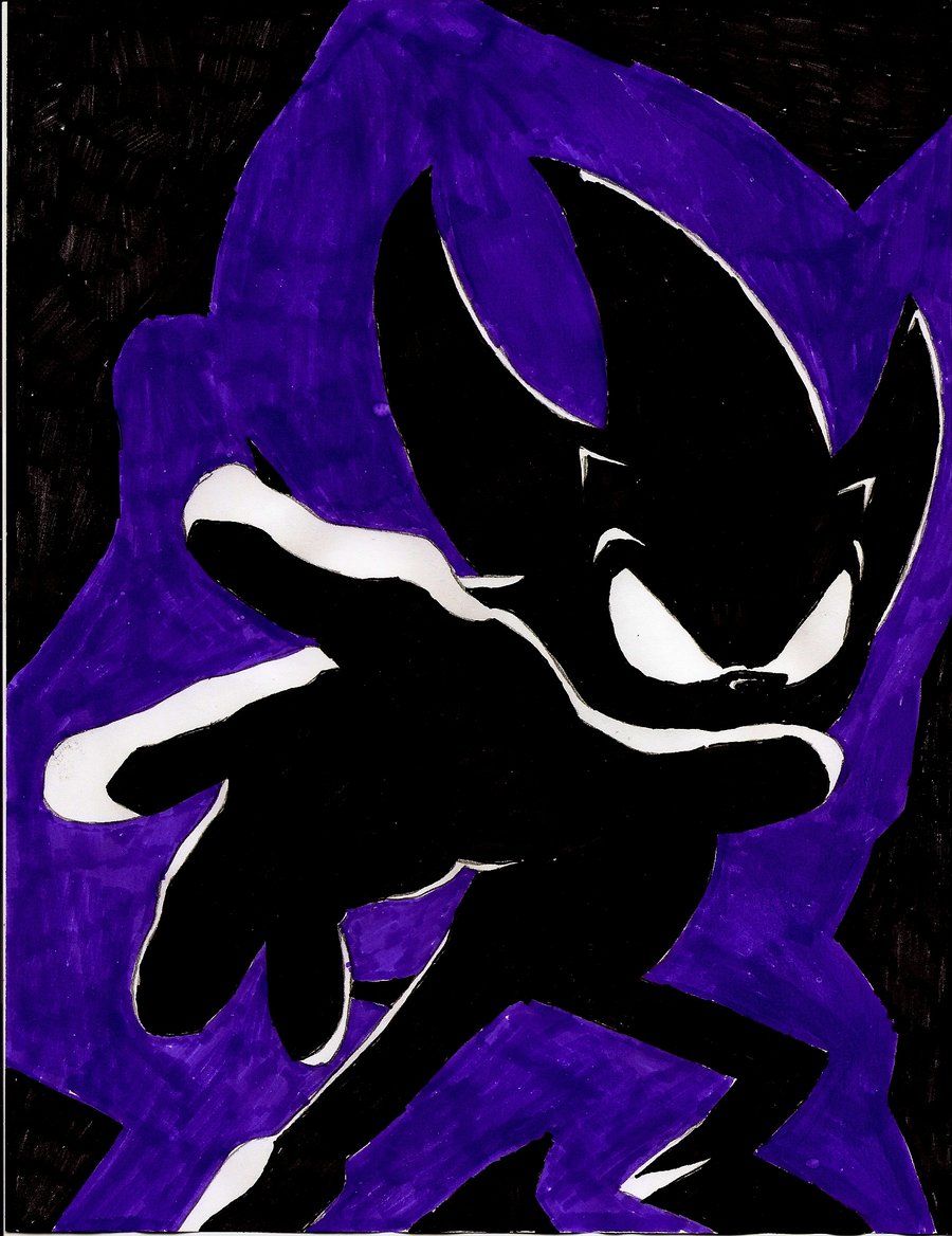 Badass Dark Sonic Wallpaper