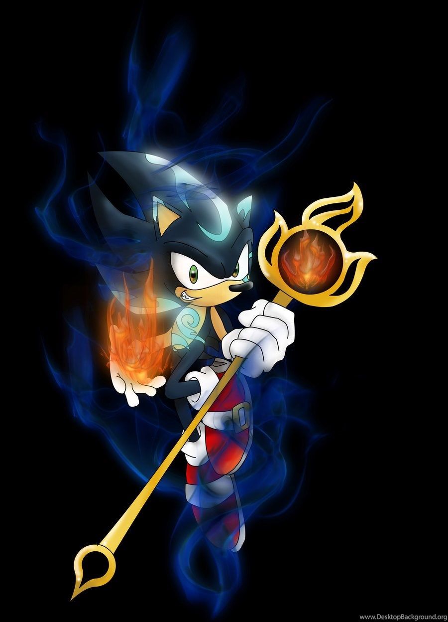 Dark Super Sonic By 9303kaha Desktop Background
