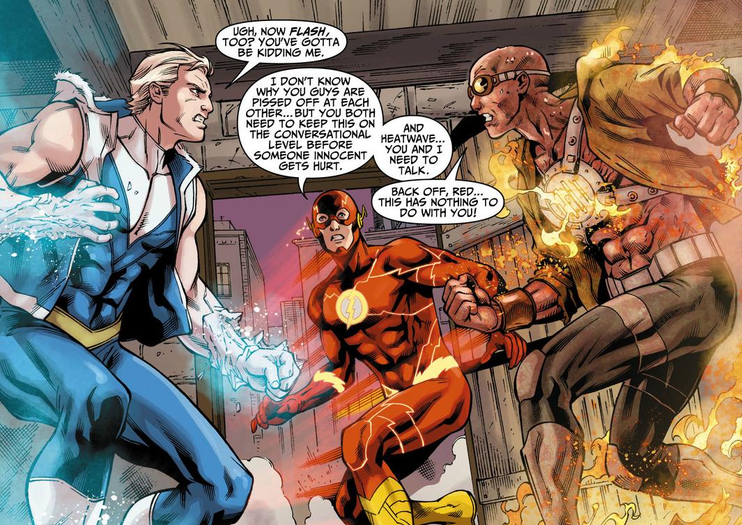 THE FLASH Confronted By 'Captain Cold' And 'Heatwave' In New Set Photo