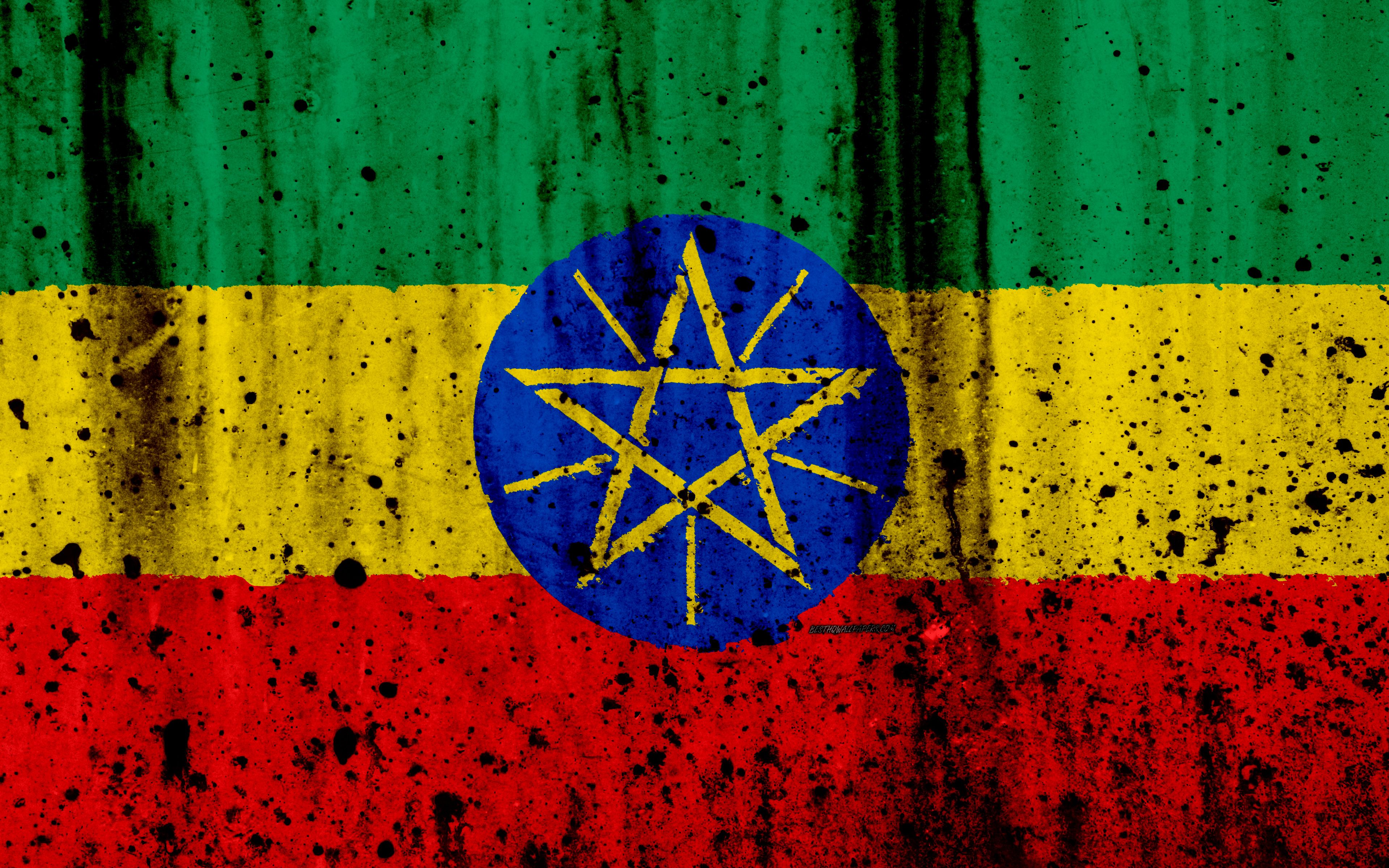 Free photo: Ethiopia Grunge Flag, Retro, National
