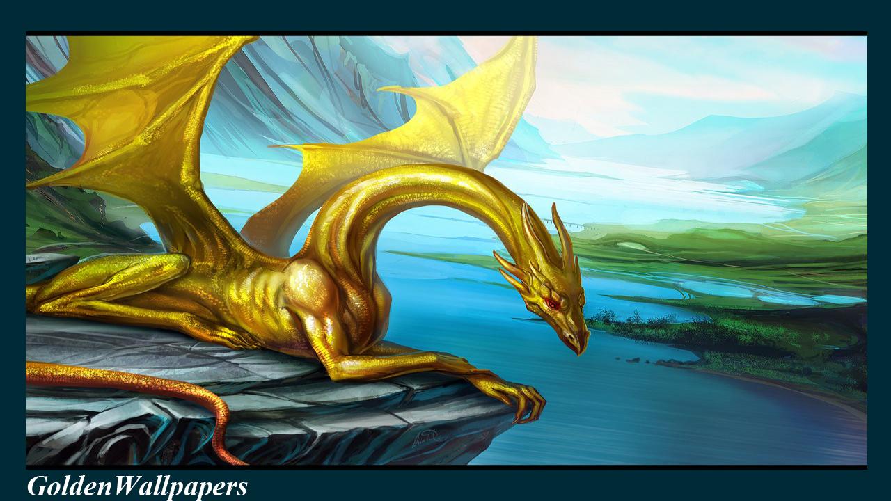 Golden Dragon Wallpaper for Android