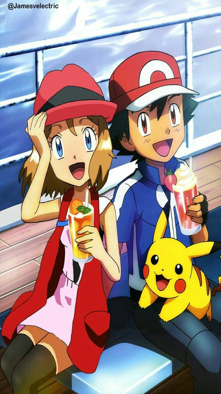 Pokémon Ash And Serena Wallpapers - Wallpaper Cave