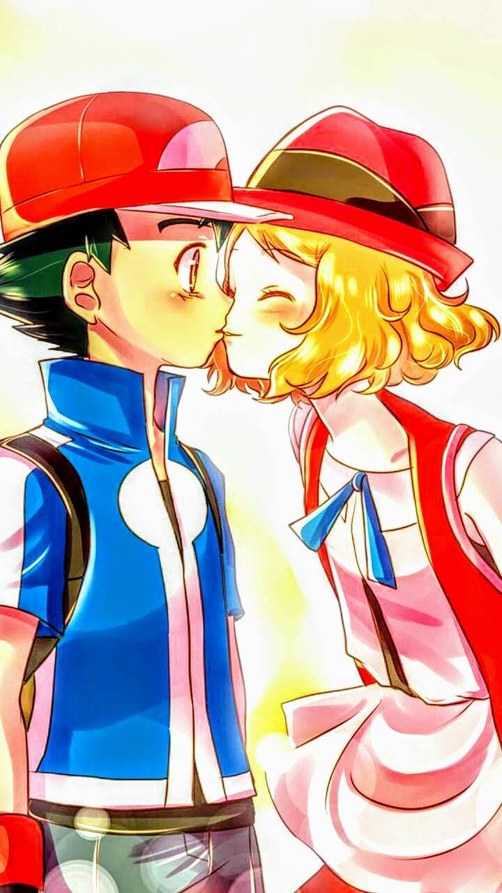 Pok Mon Ash And Serena Wallpapers Wallpaper Cave