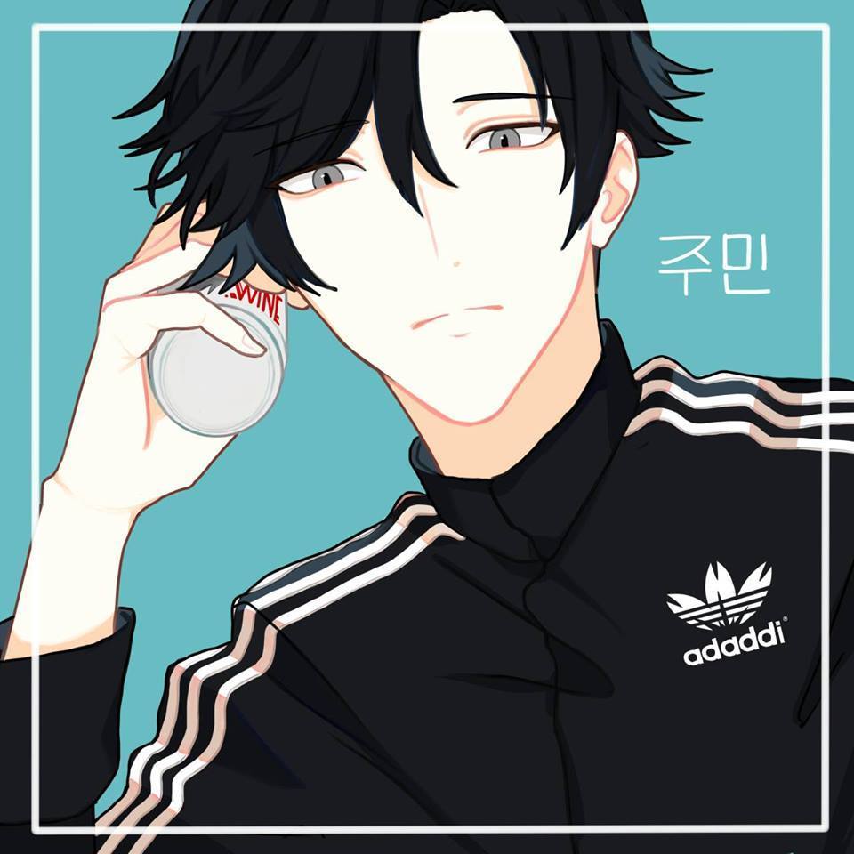 image about JUMIN HAN IS gAy. See more about mystic messenger, wallpaper and anime