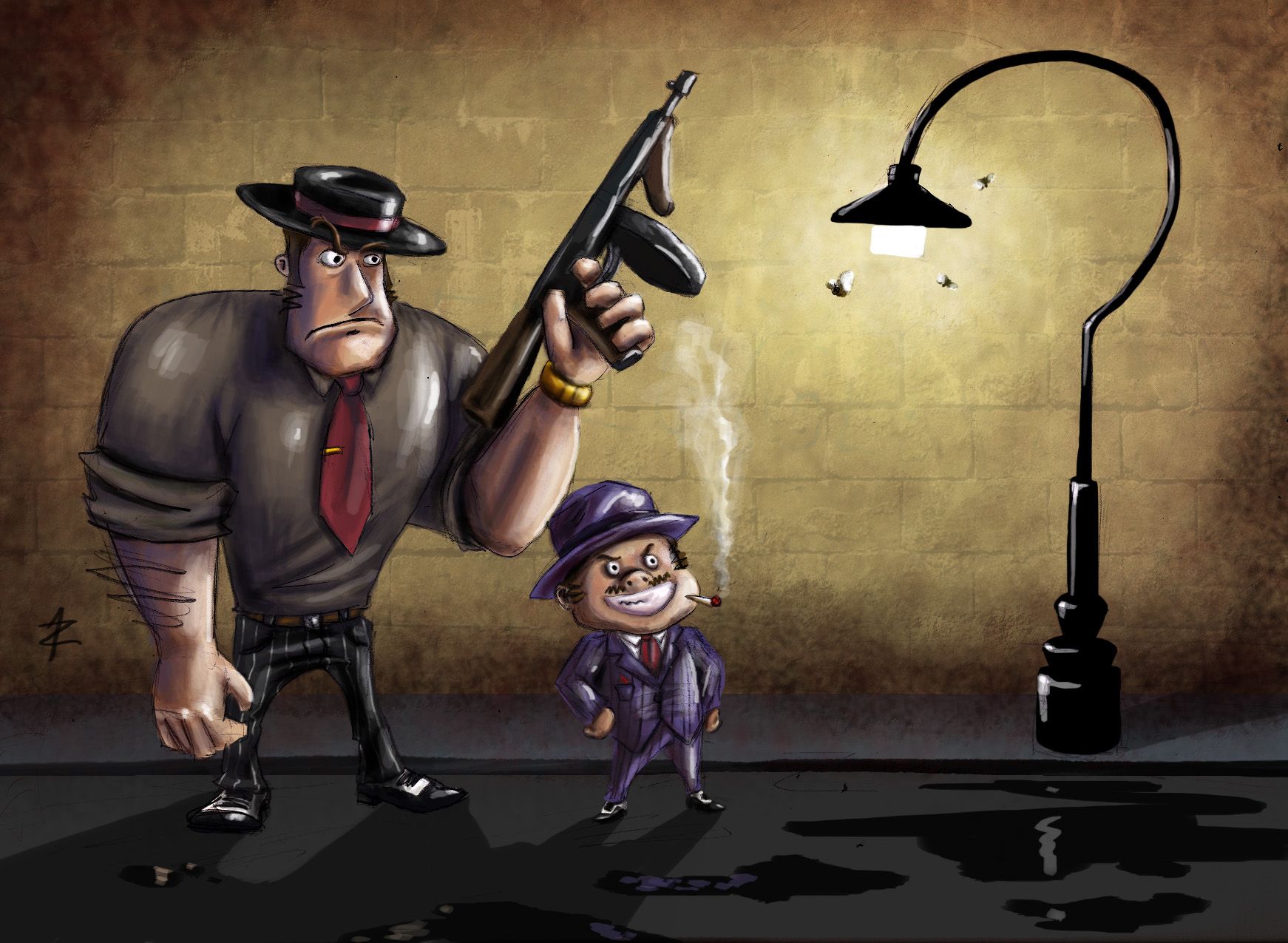 Gangster Cartoon Wallpapers Wallpaper Cave