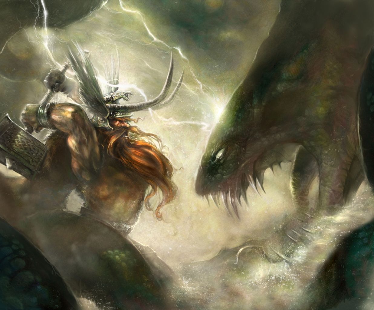 Midgard Serpent Wallpaper. Midgard Serpent Wallpaper, Wallpaper Midgard Serpent and Midgard Wallpaper