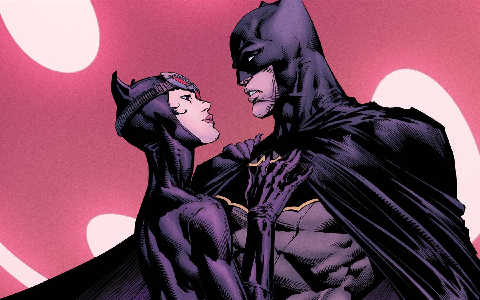 Wallpaper Batman and Catwoman, DC comics heroes 1920x1080 Full HD 2K Picture, Image