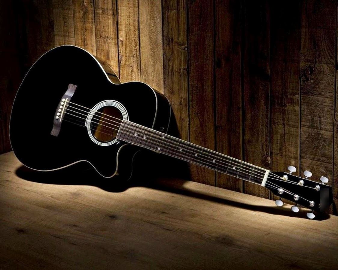Unique Acoustic Guitar Wallpaper Ideas