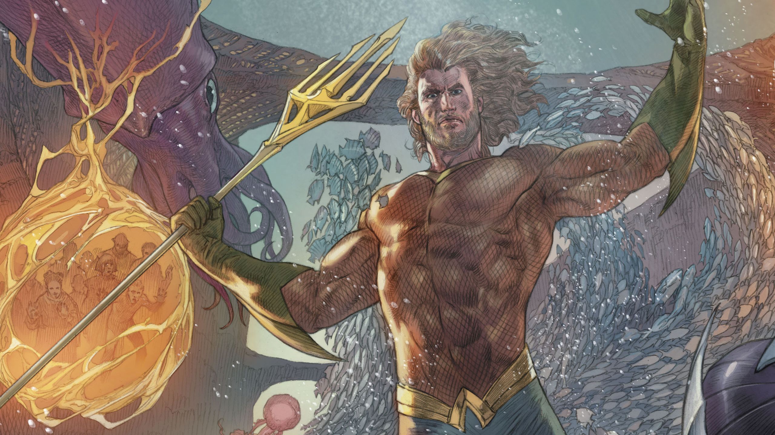 Aquaman, Comics, DC Comics, Justice League Wallpaper
