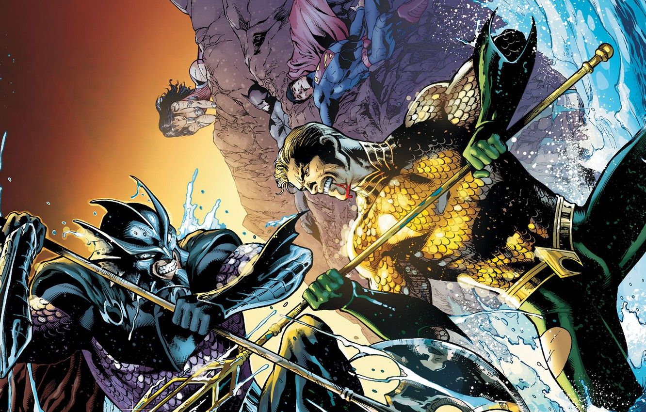 Wallpaper blood, the battle, Wonder Woman, Batman, Superman, Aquaman, DC comics, Justice League image for desktop, section фантастика