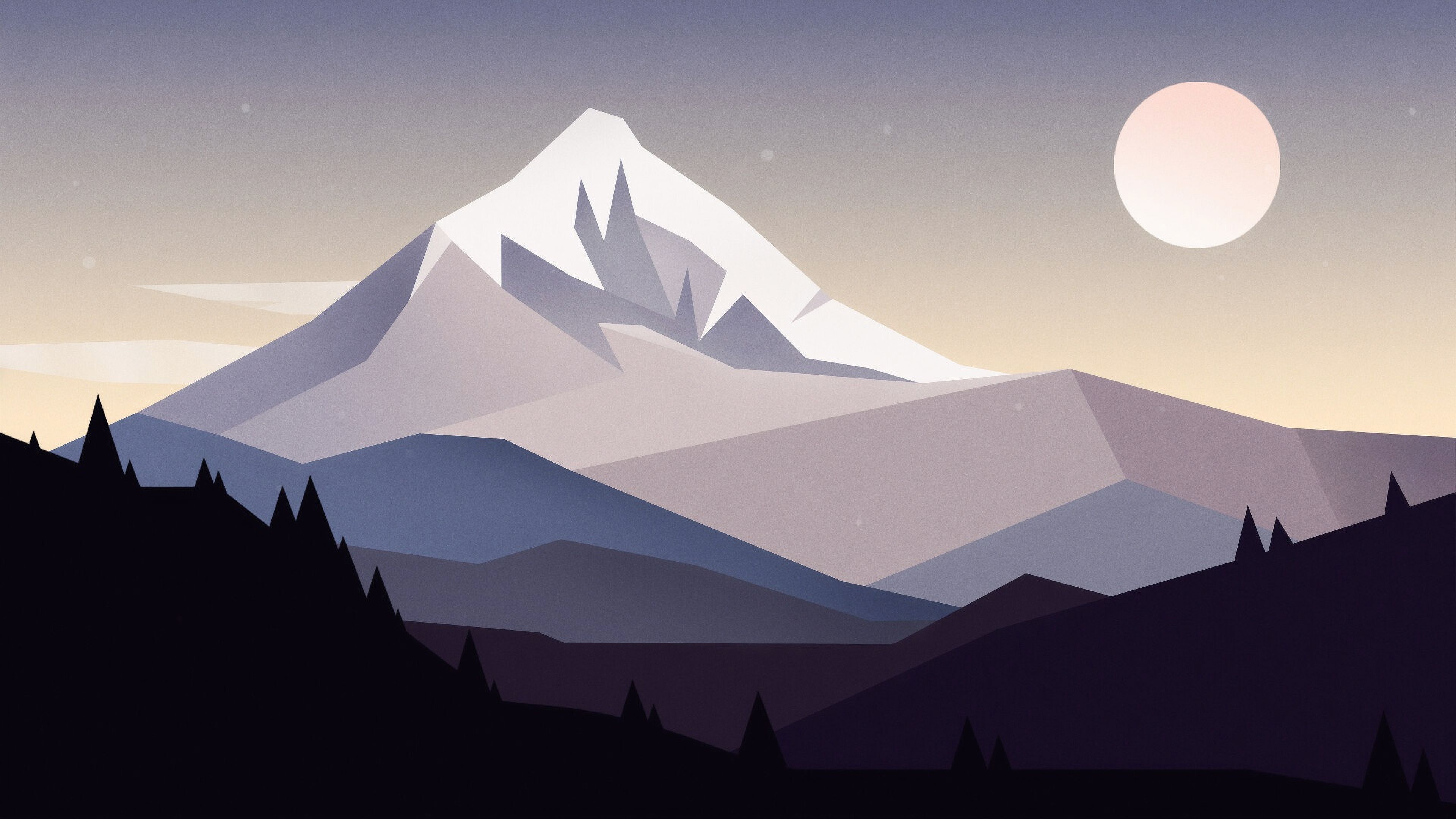 Wallpapers of the week minimalist mountains continued