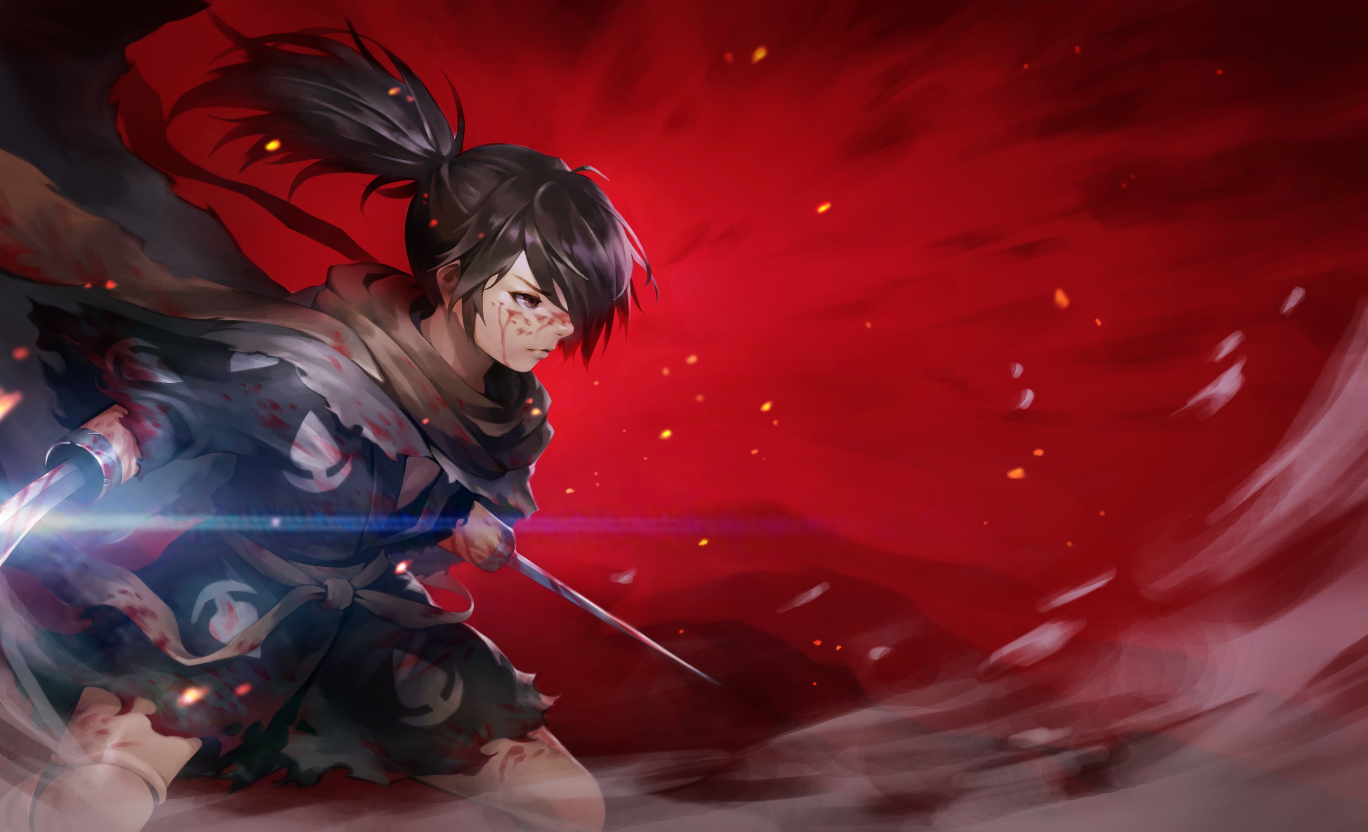 4646x2827 Hyakkimaru (Dororo) desktop background. Mocah.org HD Wallpaper