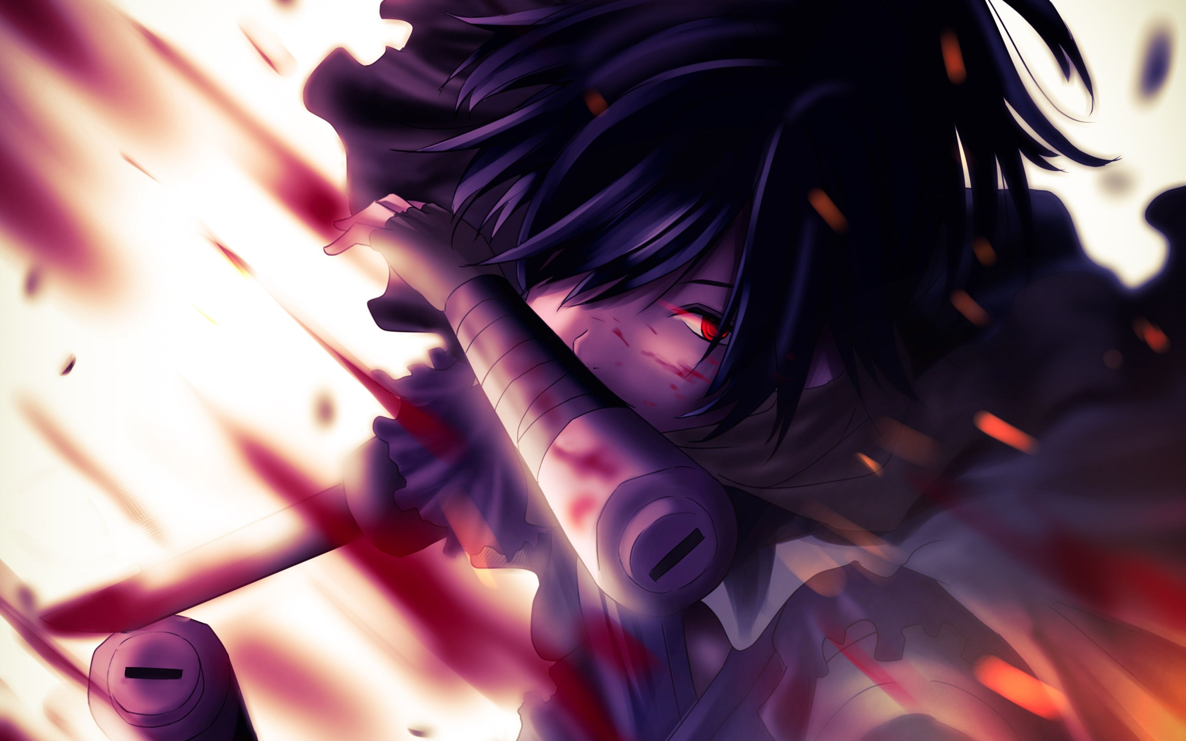 Download wallpaper Hyakkimaru, 4k, manga, Dororo characters, Osamu Tezuka, artwork, Dororo for desktop with resolution 3840x2400. High Quality HD picture wallpaper