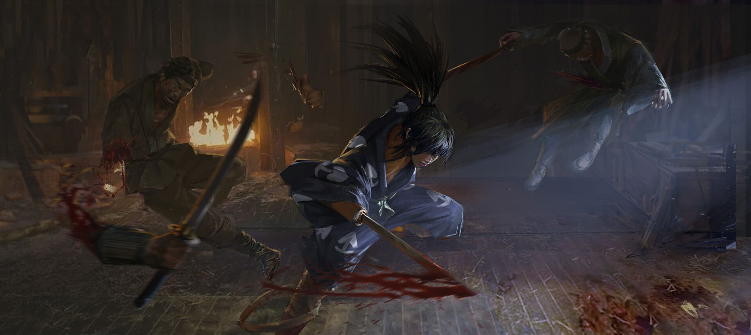 2417x1080 Hyakkimaru (Dororo) wallpaper. Mocah.org HD Wallpaper