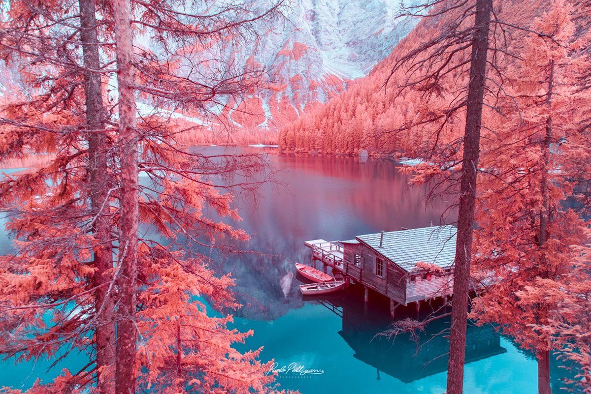 Infrared Dolomites I on Pantone Canvas Gallery