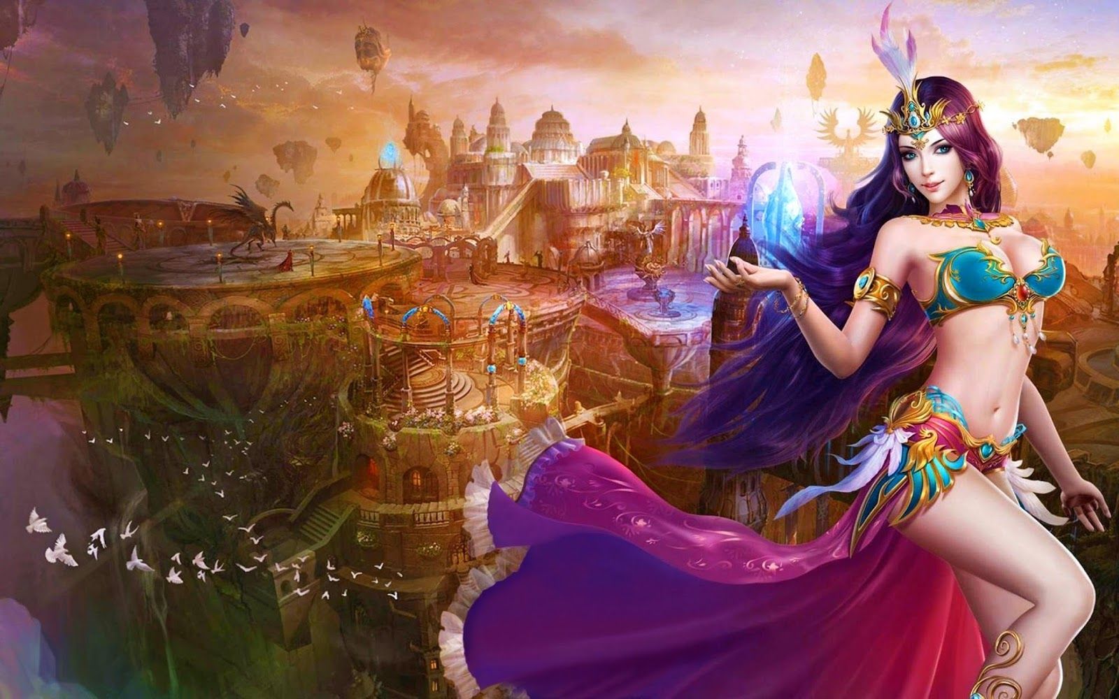 hottest wallpaper of beautiful fantasy girls HD image. Wallpaper HD Free