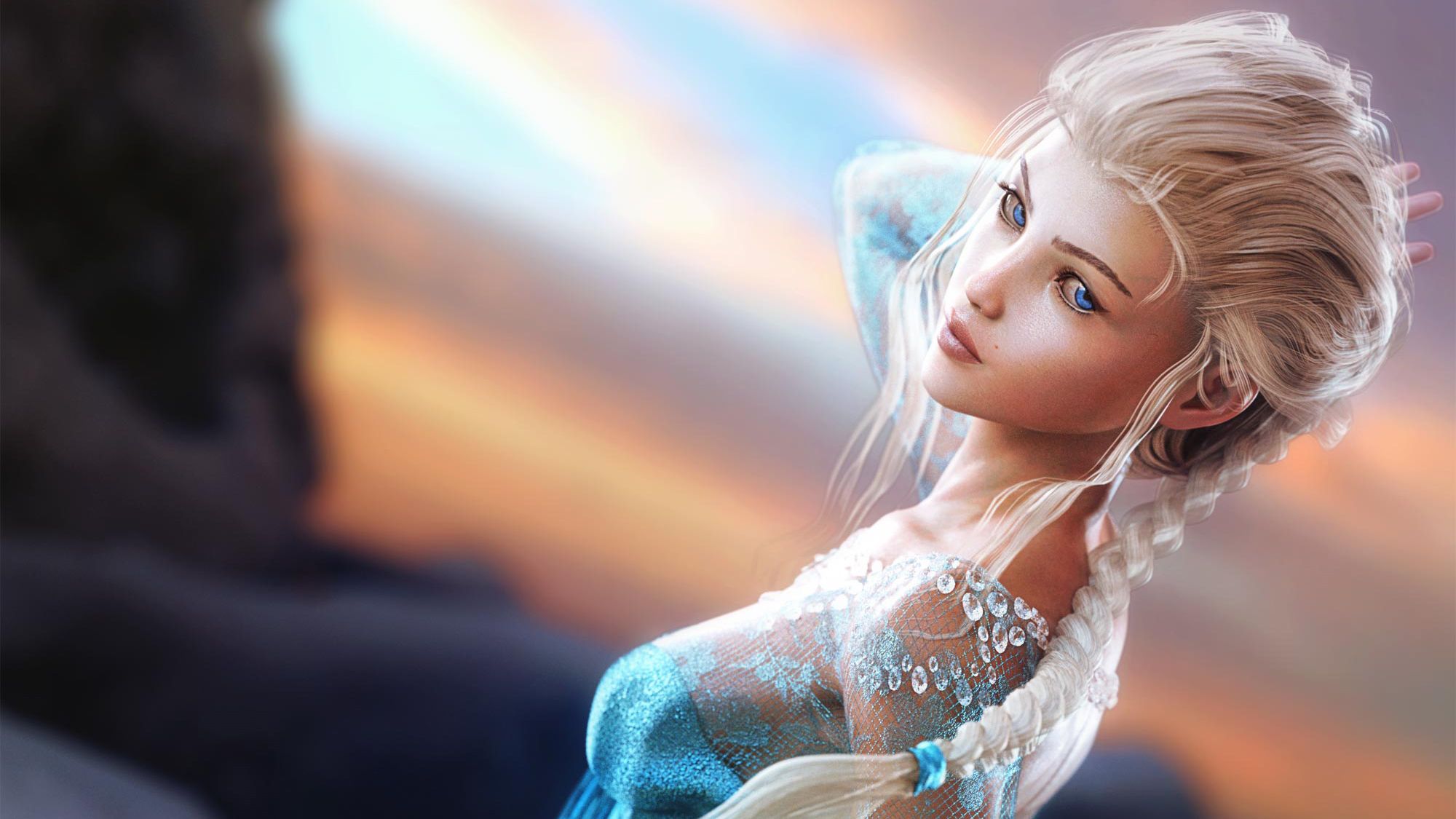 Queen Elsa Fantasy Art, HD Fantasy Girls, 4k Wallpaper, Image, Background, Photo and Picture